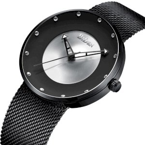 Men's Sport Watch Quartz Stainless Steel Black / Blue Water Resistant / Waterproof Hollow Engraving Analog Casual Fashion 3314