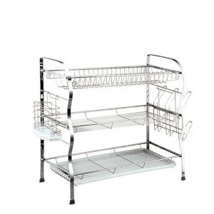 Stainless steel 3 lair dish rack