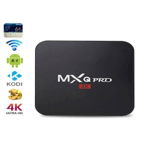 MAXQ PRO android TV box with remote 