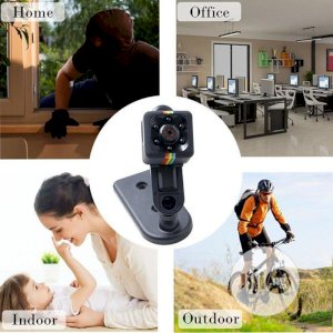 SQ11 Mini Camera 1080P HD DVR - Black