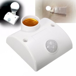 Infrared Motion Sensor Automatic Light Lamp Holder