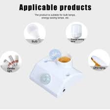 Infrared Motion Sensor Automatic Light Lamp Holder