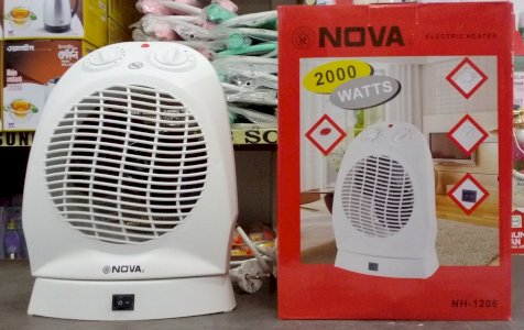 Nova 2000W Portable Electric Moving Room Heater