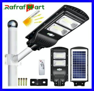  100W- Led Solar Street Light With Motion Sensor And Inbuilt Battery Solar Light Set
